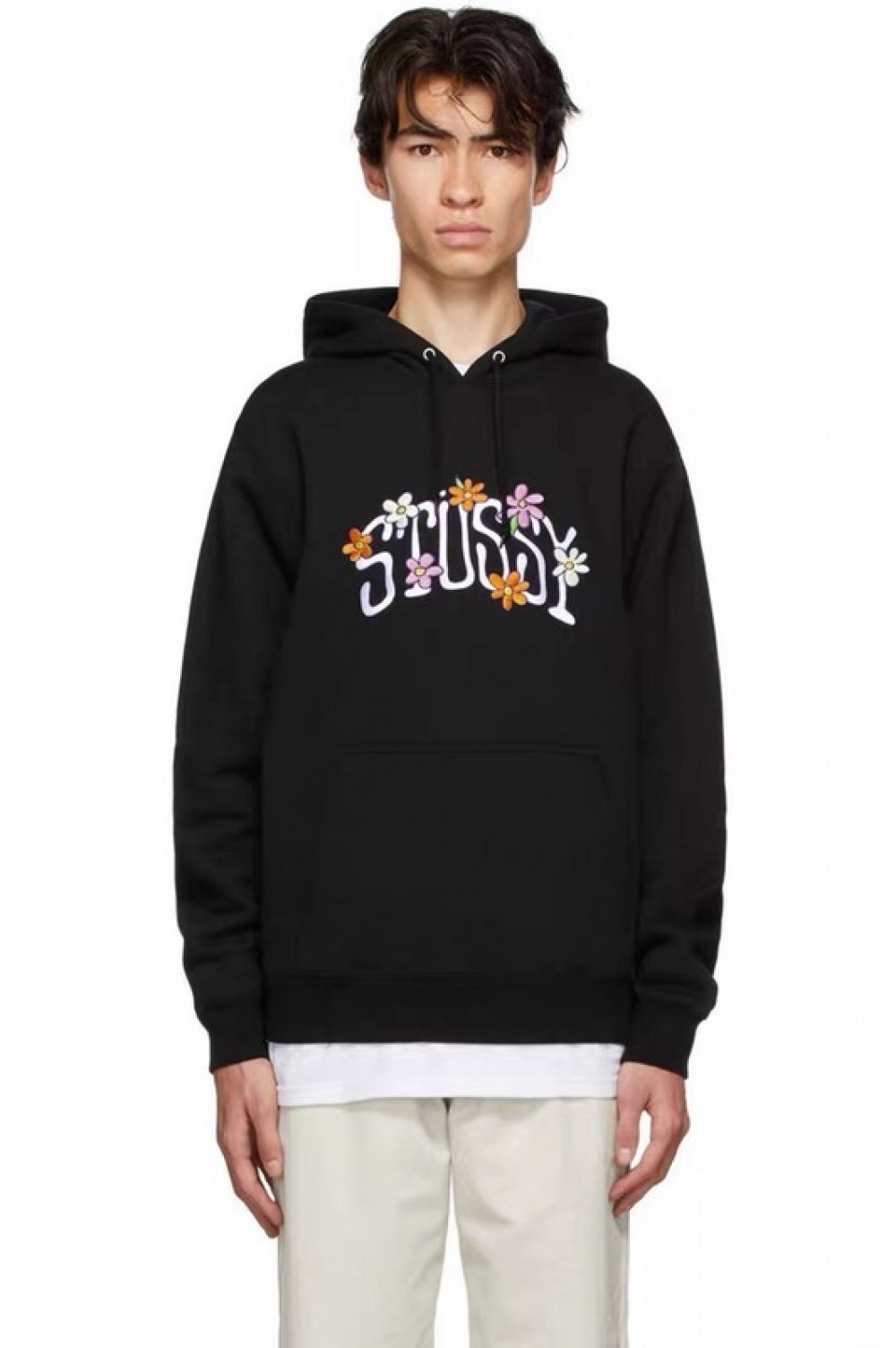 A+ Quality Stussy Collegiate Floral Applique Hoodie
