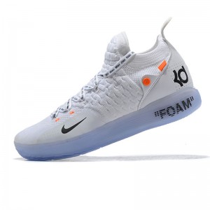 2018 Off-White x Nike KD 11 White Black Orange Mens Sneakers