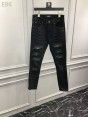 AMIRI Bling Crystal Distressed Jeans
