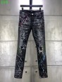 AMIRI Art Paint Skinny Jeans-Black