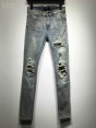 AMIRI Distressed Skinny Jeans Camo Patch