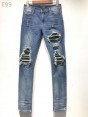 AMIRI Leather Patch Jeans