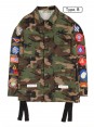 A+ Quality OFF-WHITE Camo Jacket with Black Strap