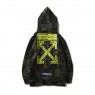 A+ Quality OFF-WHITE Fire Tape Camo Hoodie