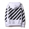 OFF-WHITE diagonal Winter Pullover Hoodies