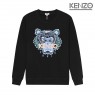 KENZO Embroidered Blue Tiger Crewneck Sweatshirt