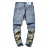 OFF-WHITE Gold diagonal stripe Skiny Jeans