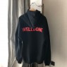 WE11DONE oversize pullover hoodie