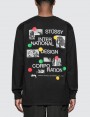 A+ Quality Stussy DOT COLLAGE LONG SLEEVE