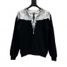 A+ Quality Marcelo Burlon Wings Sweatshirt Front Black and Back White