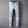 AMIRI Skinny Men's MX2 Bandana Jeans Denim Blue