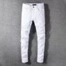 AMIRI Skinny White Distressed Jeans