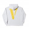 Vlone Yellow V logo Hoodie