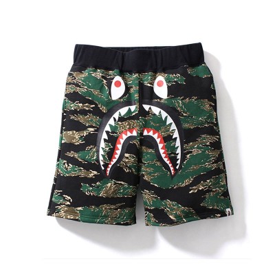 BAPE Shark Green Camo Cotton Shorts