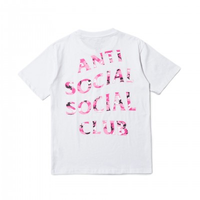Anti Social Social Club ASSC Pink Camo Logo Tee