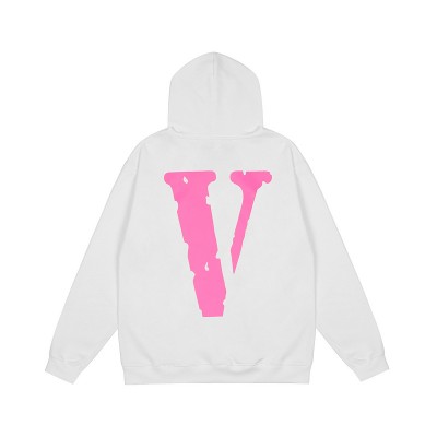 Vlone Pink V logo Hoodie