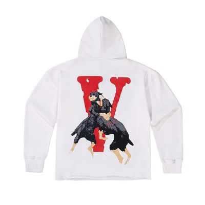 Vlone X City Morgue Fighting Blood Dogs Hoodie