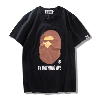 BAPE brown monkey head Tee T-shirt