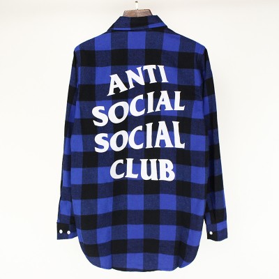 Anti Social Social Club Plaid Longsleeve Shirt
