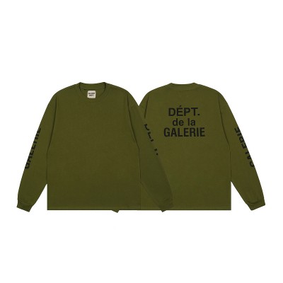 GALLERY DEPT LongSleeve Sweatshirt Army Green