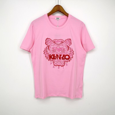KENZO Stitch Tiger Head Tee Pink