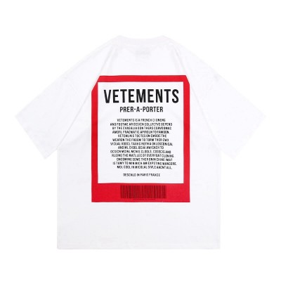 VETEMENTS Back Tab Big Logo Tee T-shirt
