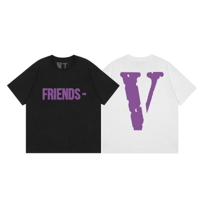 Vlone Purple Logo FRIENDS T-Shirt