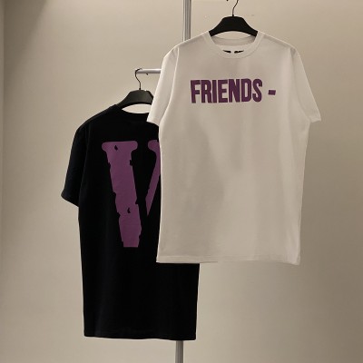 Vlone Purple V Logo Friends Tee T-Shirt