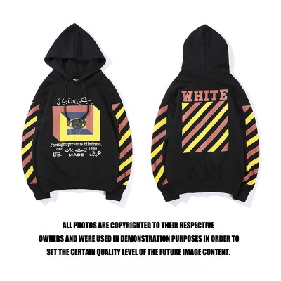OFF-WHITE Foresight Prevents Blindness Black Hoodie