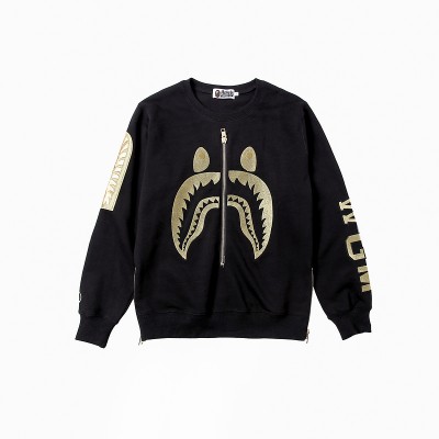 BAPE Gold Shark Zip Sweatshirt