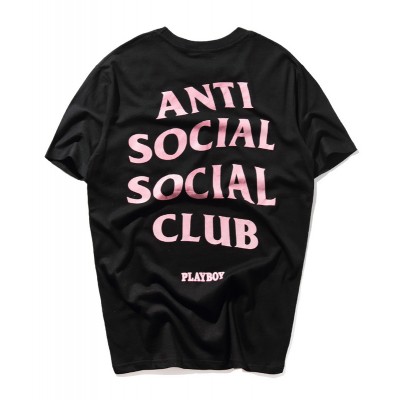 ASSC Anti Social Social Club x Playboy Pink Logo Tee