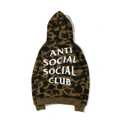 ASSC Anti Social Social Club x BAPE Camo Hoodie