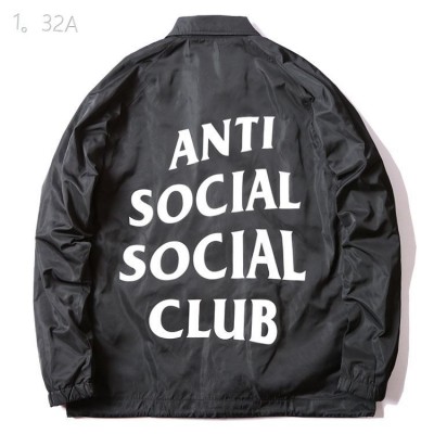 1:1 ASSC Anti Social Social Club Black Jacket