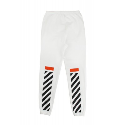 A+ Quality OFF-WHITE Flocking Striped Jogger Track Pants