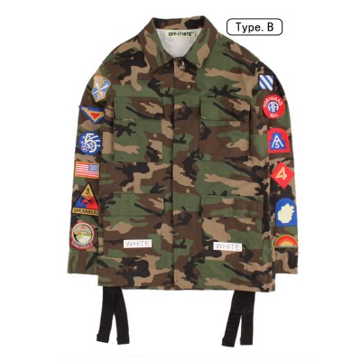 A+ Quality OFF-WHITE Camo Jacket with Black Strap
