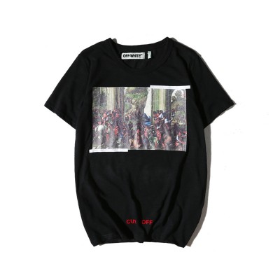 A+ Quality OFF-WHITE Religion Jesus Paint Tee