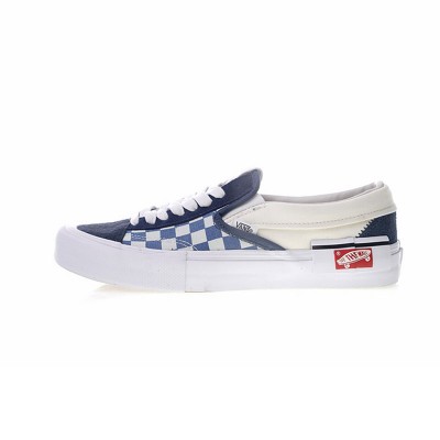 Off-White x Vans Vault Slip-On Cap LX Virgil Abloh Sneakers Sk8-Hi Blue White