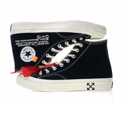 Off-White x Converse Chuck Taylor All Star 1970s Virgil Abloh Sneakers Black