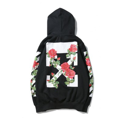 OFF-WHITE Roses Arrows Pullover Hoodie