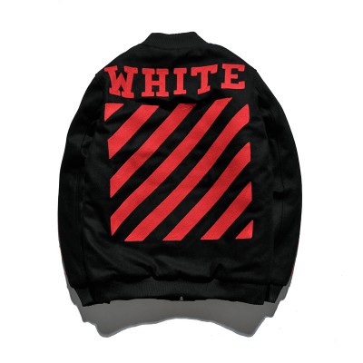 OFF-WHITE Red Stripes collar Winter Jacket