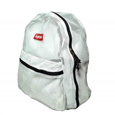 A+ Replica Supreme box logo Mesh Backpack