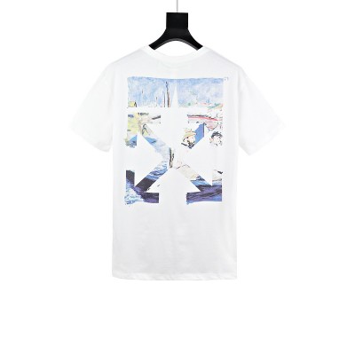 OFF-WHITE oil paint arrows tee