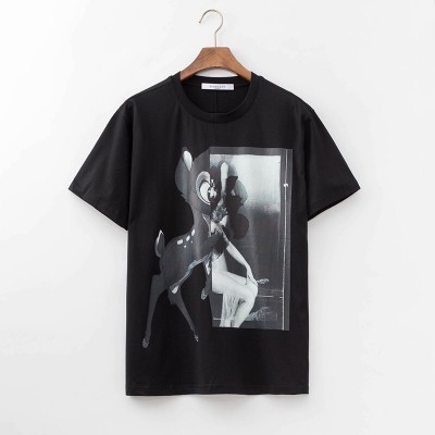 GIVENCHY Black and White Deer Tee