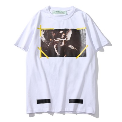 A+ Quality OFF-WHITE Yellow Sticker Tee