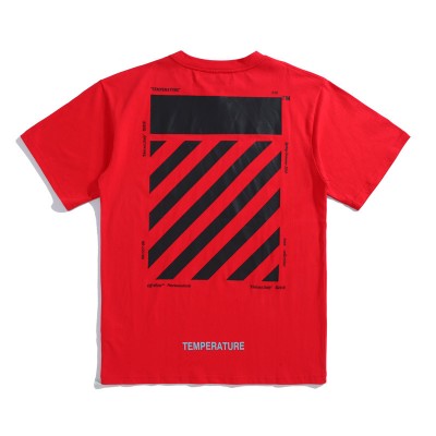 OFF-WHITE 18SS Trond Life Red Tee T-shirt
