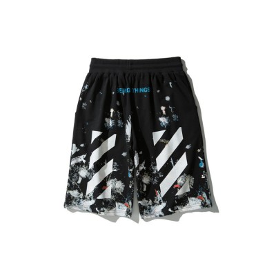 OFF-WHITE Splash ink Stripes Shorts