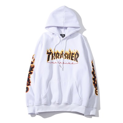 Thrasher Fire Flame Warm Pullover Hoodies