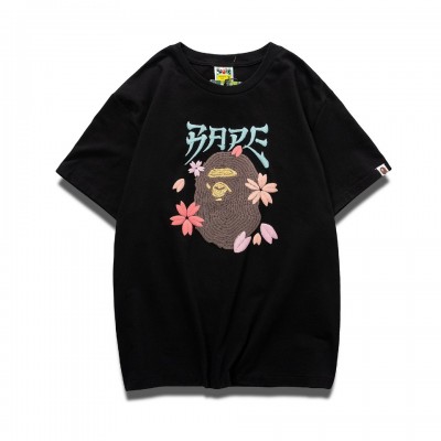 Bape Embroidery cherry blossom T-shirt