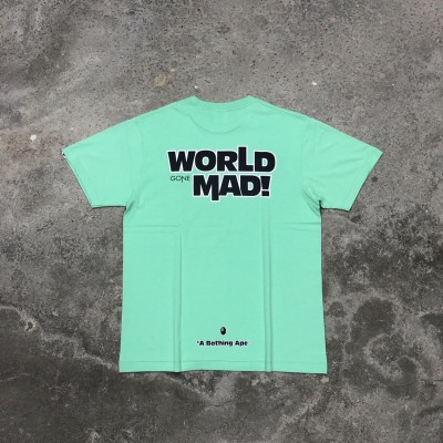 Bape 20ss Soldier ape World Mad T-shirt