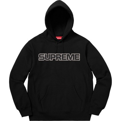 Supreme Perforated Leather Hoodie